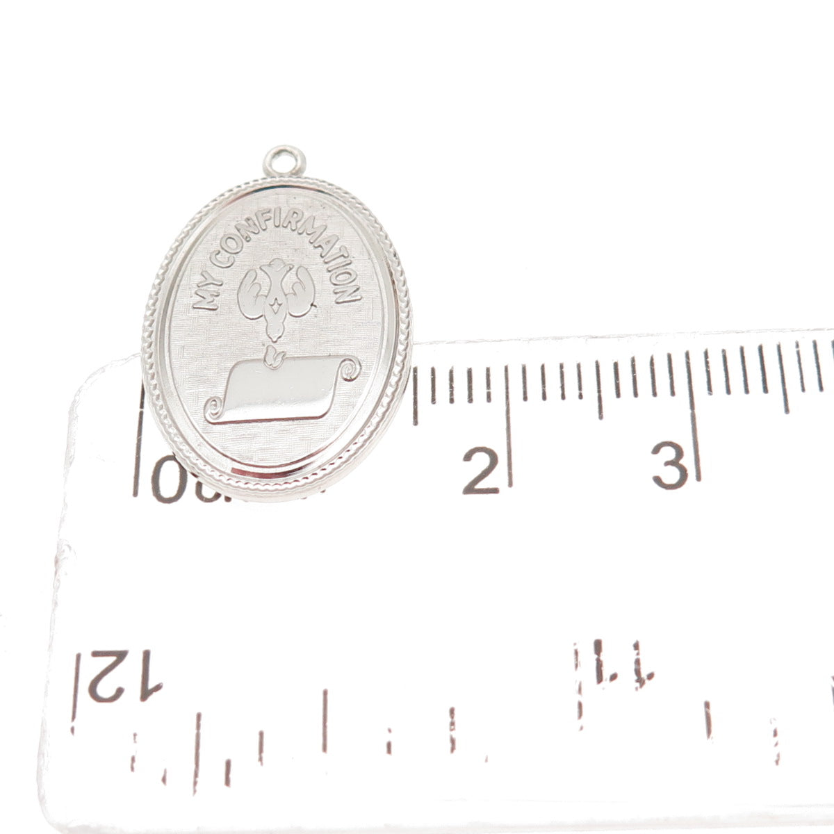 Griffith & Sons 925 Sterling Silver Vintage My Confirmation Charm Pendant