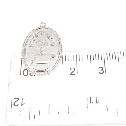 Griffith & Sons 925 Sterling Silver Vintage My Confirmation Charm Pendant