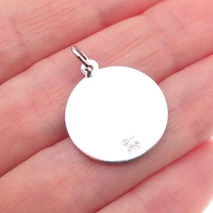 Rembrandt RJL 925 Sterling Silver Vintage To Our Bridesmaid Mini Charm Pendant