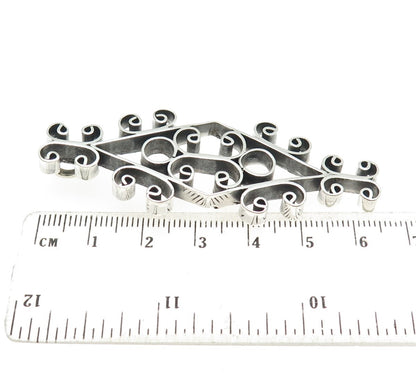 925 Sterling Silver Vintage Mexico Modernist Pendant