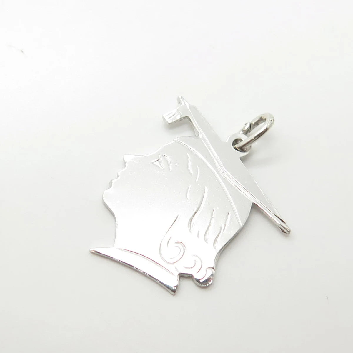 925 Sterling Silver Vintage Griffith & Sons Co Graduate Student Charm Pendant