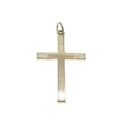 1/20 12K Gold Filled Antique Cross Engraved Pendant