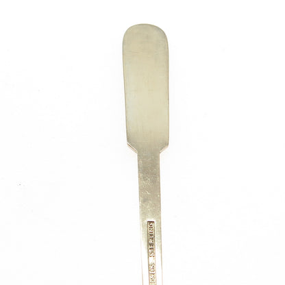 EGON LAURIDSEN Sterling Gold Plated Vintage Denmark Enamel Clover Coffee Spoon