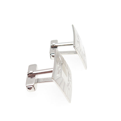 ANSON 925 Sterling Silver Vintage Engraved Cufflinks