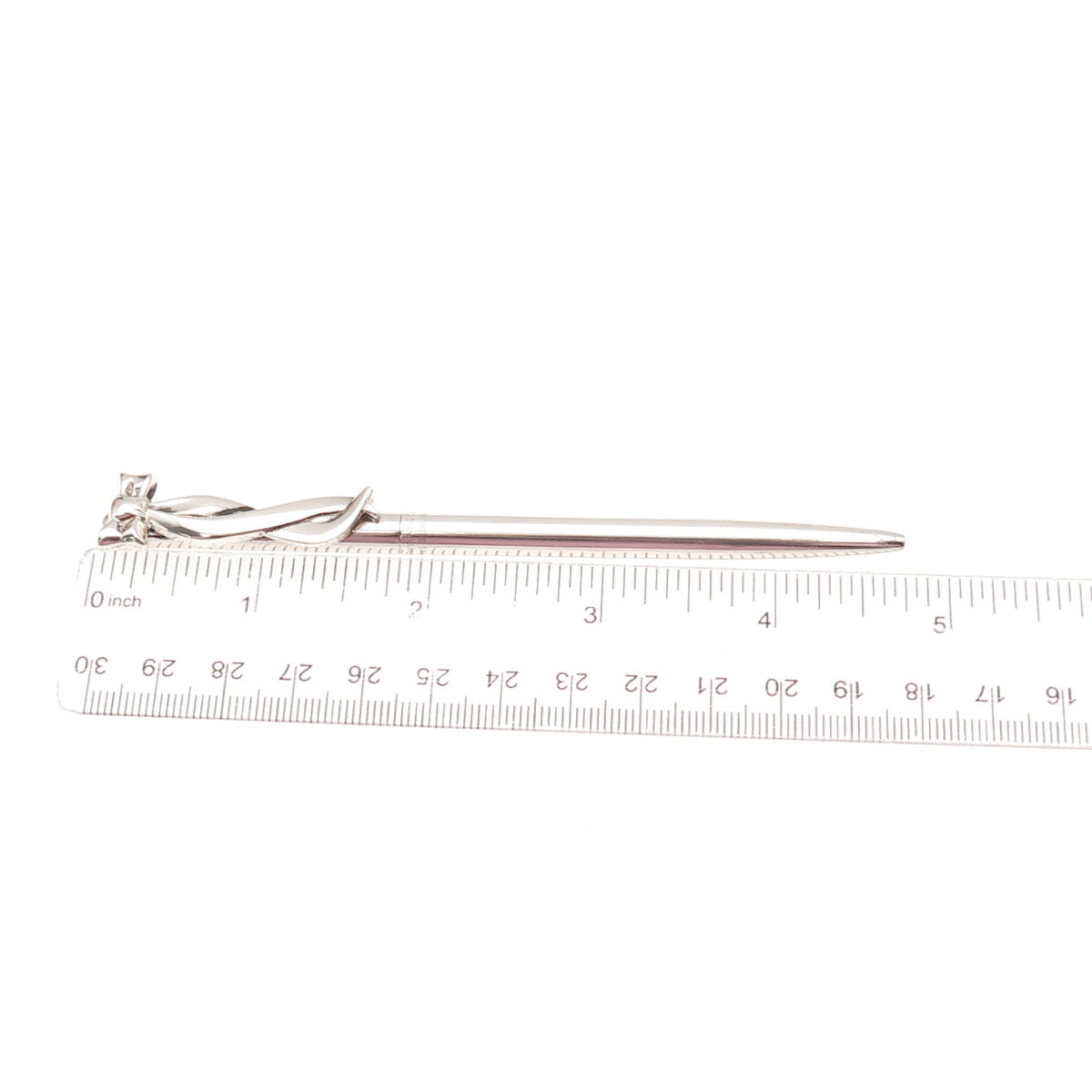 Tiffany & Co. 925 Sterling Silver Vintage Germany Bow Ballpoint Pen