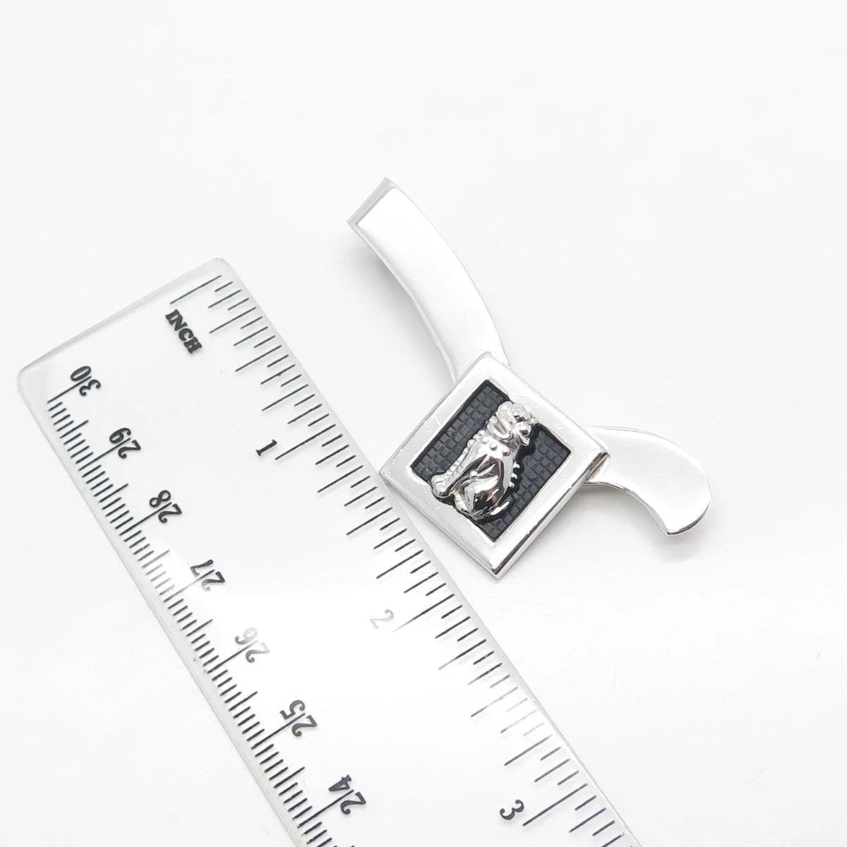 925 Sterling Silver Vintage USA Kreisler Dog Tie Clip