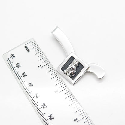 925 Sterling Silver Vintage USA Kreisler Dog Tie Clip