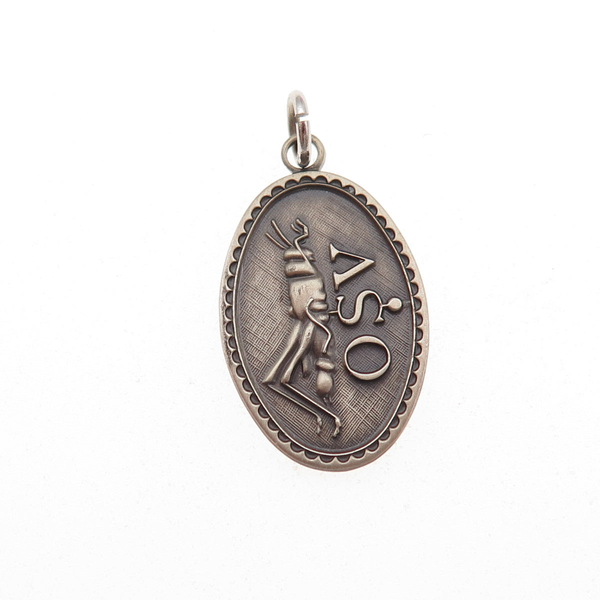 925 Sterling Silver Vintage Old Sturbridge Village Grasshopper Charm Pendant