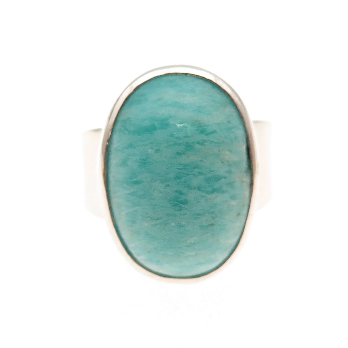 925 Sterling Silver Vintage Real Cabochon Aventurine Ring Size 4.75