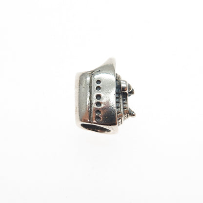 CHAMILIA 925 Sterling Silver Cruise Ship Slide Bead Charm