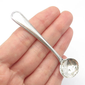 925 Sterling Silver Antique Plummer Salt & Spices Spoon