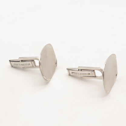 925 Sterling Silver Vintage Rectangle Cufflinks