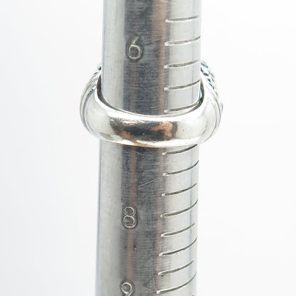 925 Sterling Silver Vintage Amethyst Citrine Peridot Topaz Gem Ring Size 7.25