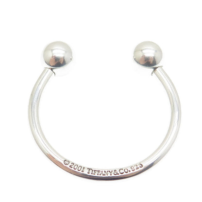TIFFANY & CO. 925 Sterling Silver Vintage 2001 Screw Ball Key Ring
