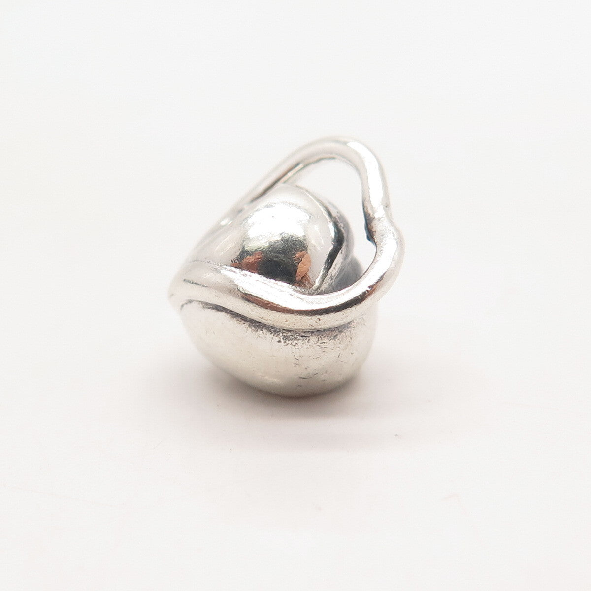 925 Sterling Silver Vintage Chamilia Heart Bead Charm