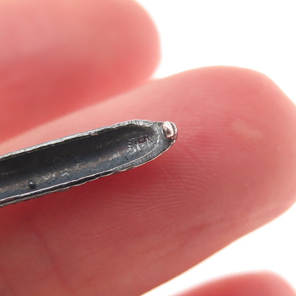 925 Sterling Silver Vintage BOAC Comet IV Airplane Oxidized Locket Charm Pendant
