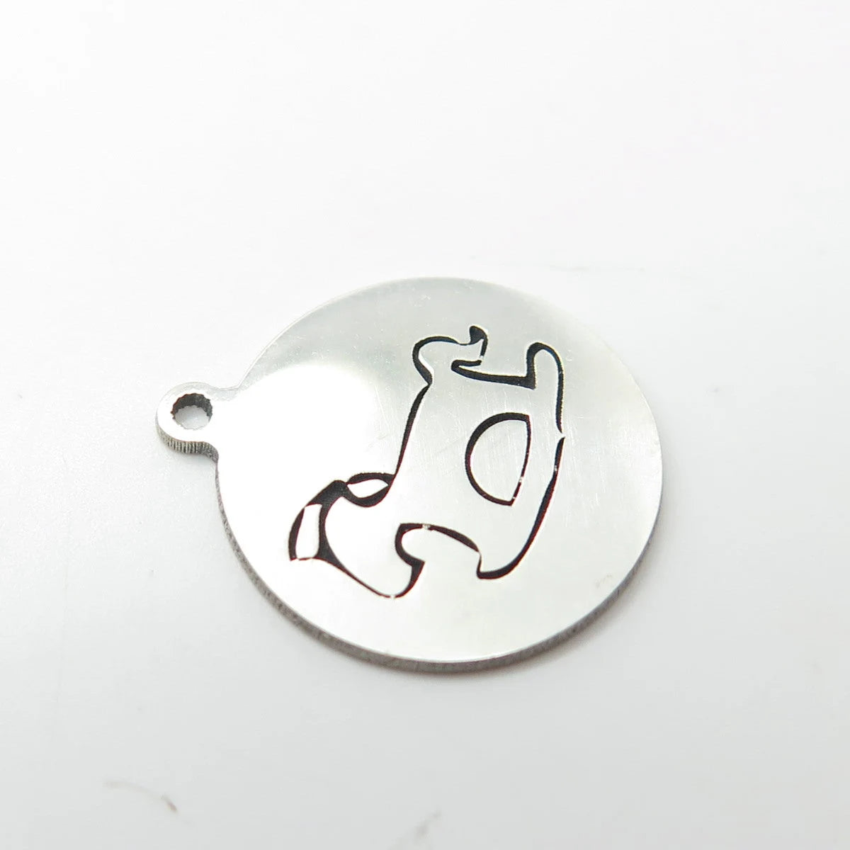 925 Sterling Silver USA Two In Town Rocking Horse Charm Pendant