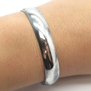 925 Sterling Silver Vintage Adjustable Cuff Bracelet 6.25"