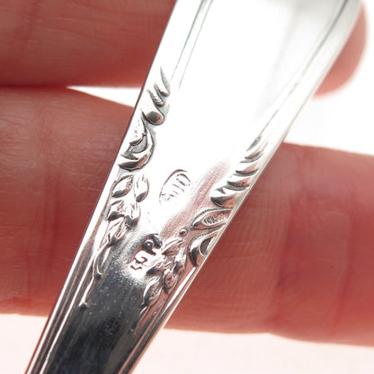 800 Silver Antique Art Deco European Seashell Sugar Sifter Spoon