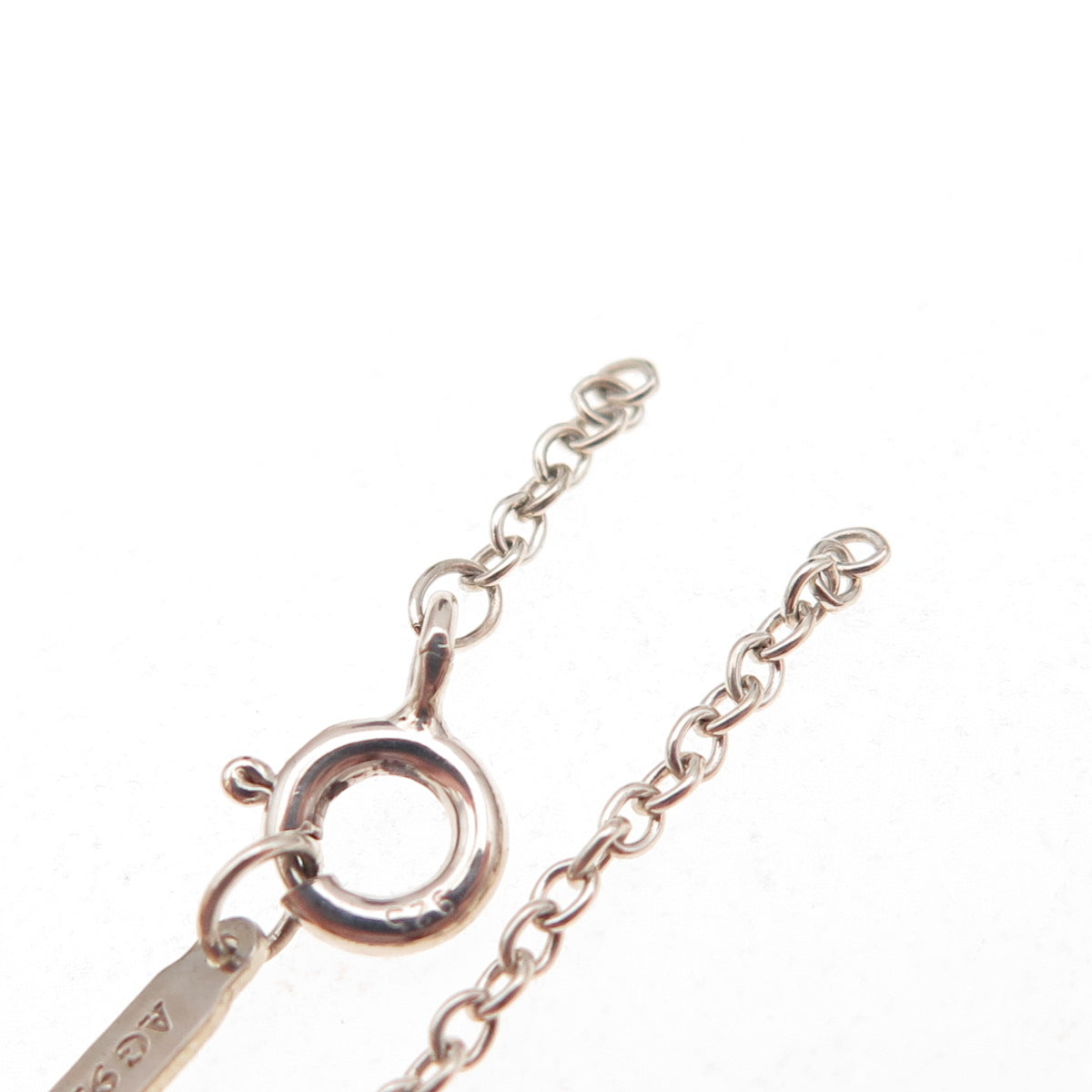 Tiffany & Co. 925 Sterling Silver Vintage Cable Chain Necklace 18" (broken link)