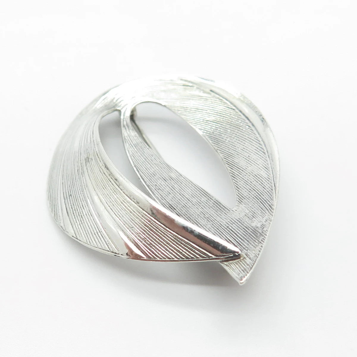 925 Sterling Silver Vintage Beau Modernist Pin Brooch