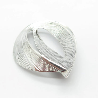 925 Sterling Silver Vintage Beau Modernist Pin Brooch