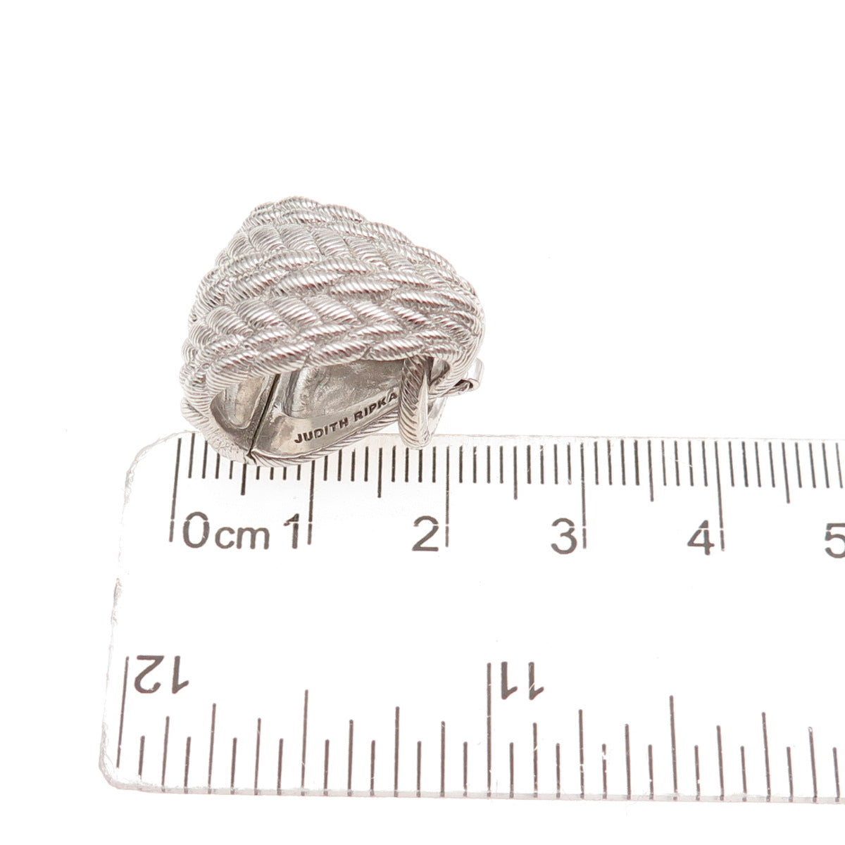 Judith Ripka 925 Sterling Silver Woven Bail for Pendant