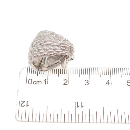 Judith Ripka 925 Sterling Silver Woven Bail for Pendant