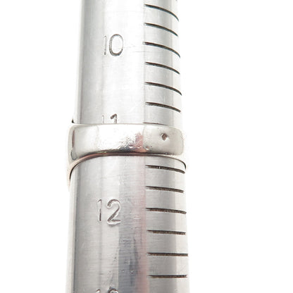 Old Pawn 925 Sterling Silver Vintage Southwestern Black Tiger Eye Ring Size 11.5