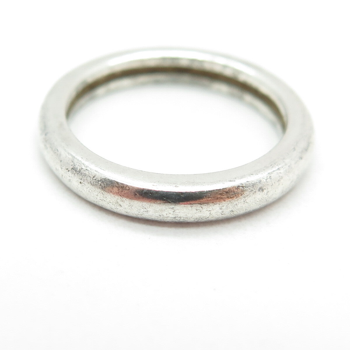 MICHELLE ALBALA 925 Sterling Silver Vintage Wedding Band Ring Size 7
