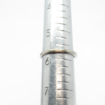 S925 Sterling Silver Round-Cut C Z Bypass Ring Size 5.75