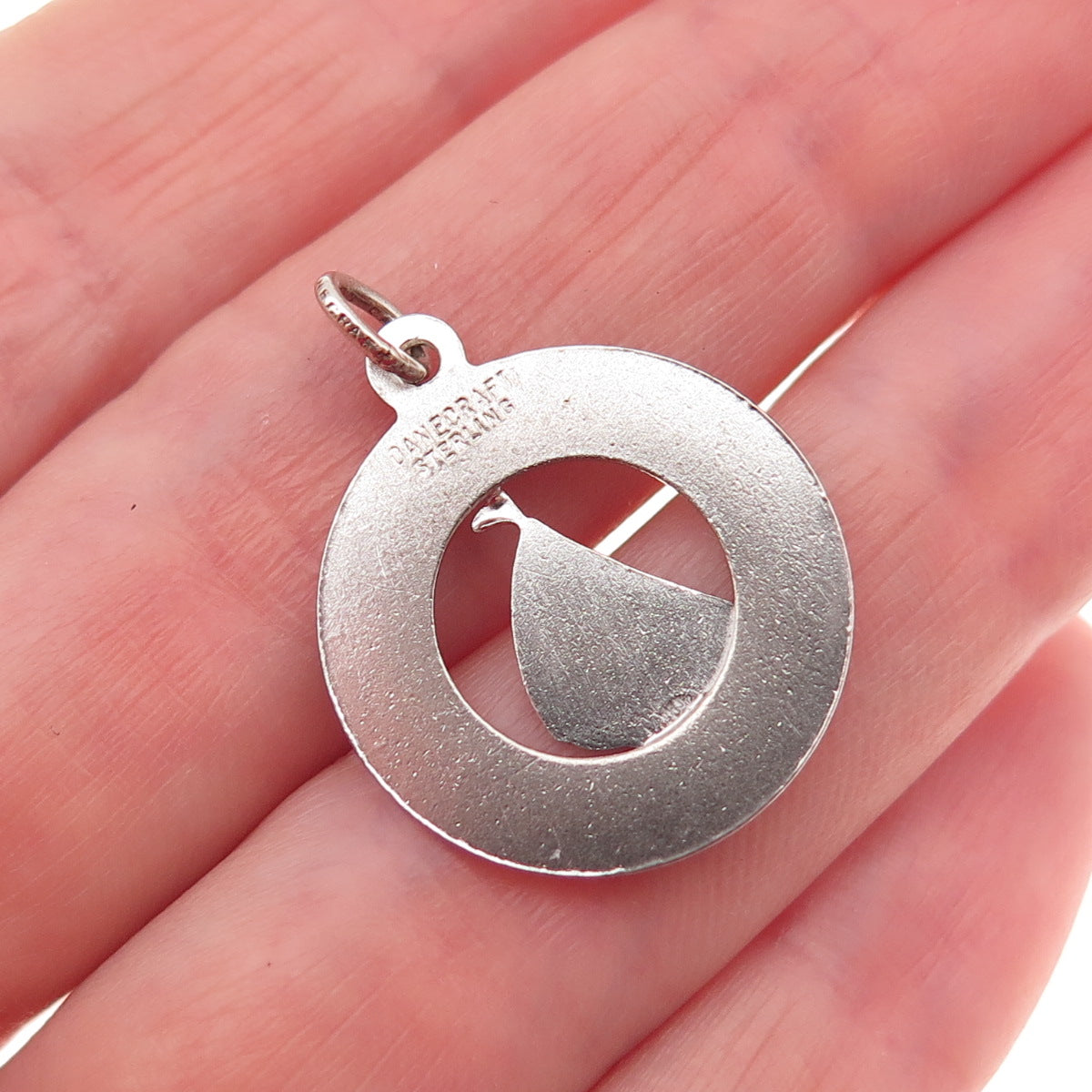 Danecraft 925 Sterling Silver Vintage Ocean City NJ Sailboat Charm Pendant