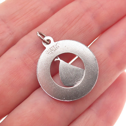 Danecraft 925 Sterling Silver Vintage Ocean City NJ Sailboat Charm Pendant
