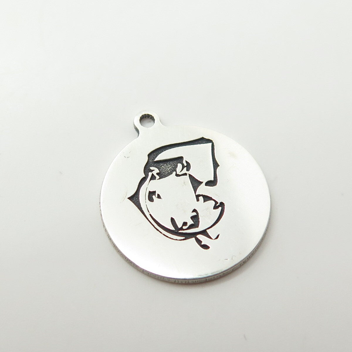 925 Sterling Silver USA Two In Town Little Bird Charm Pendant