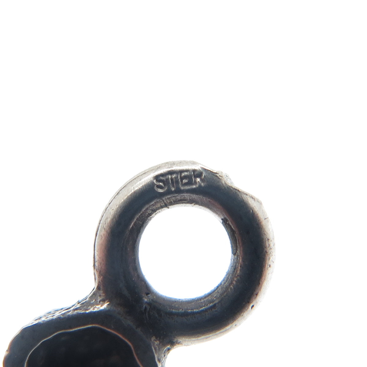 925 Sterling Silver Vintage Pirate Crossed Daggers Oxidized Pendant