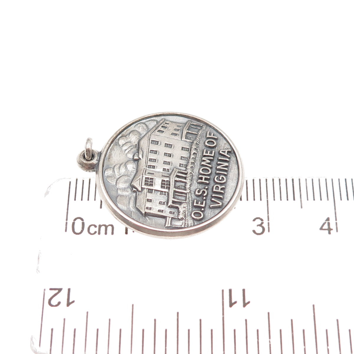 Binder Bros Sterling Vintage Order of the Eastern Star Virginia Charm Pendant