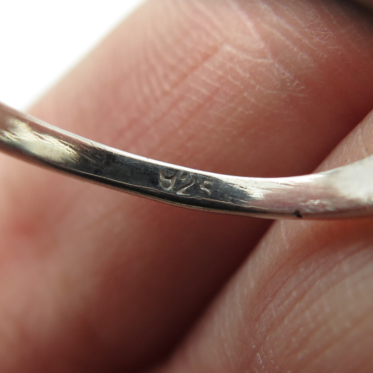 925 Sterling Silver Vintage Friendly Dolphin Ring Size 9.25