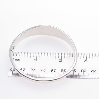 925 Sterling Vintage Mexico Turquoise Azurite Malachite & Sugilite Bracelet 7"