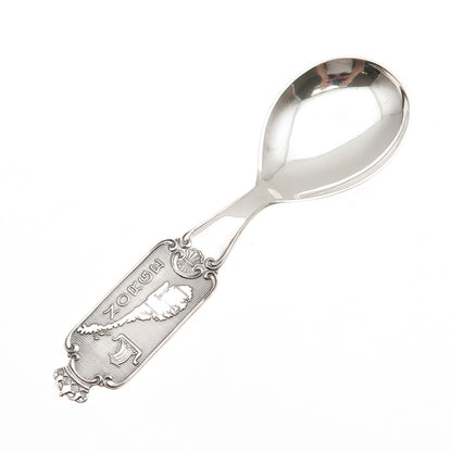 Seathers Gull 830S Silver Vintage Norway Viking Baby Spoon