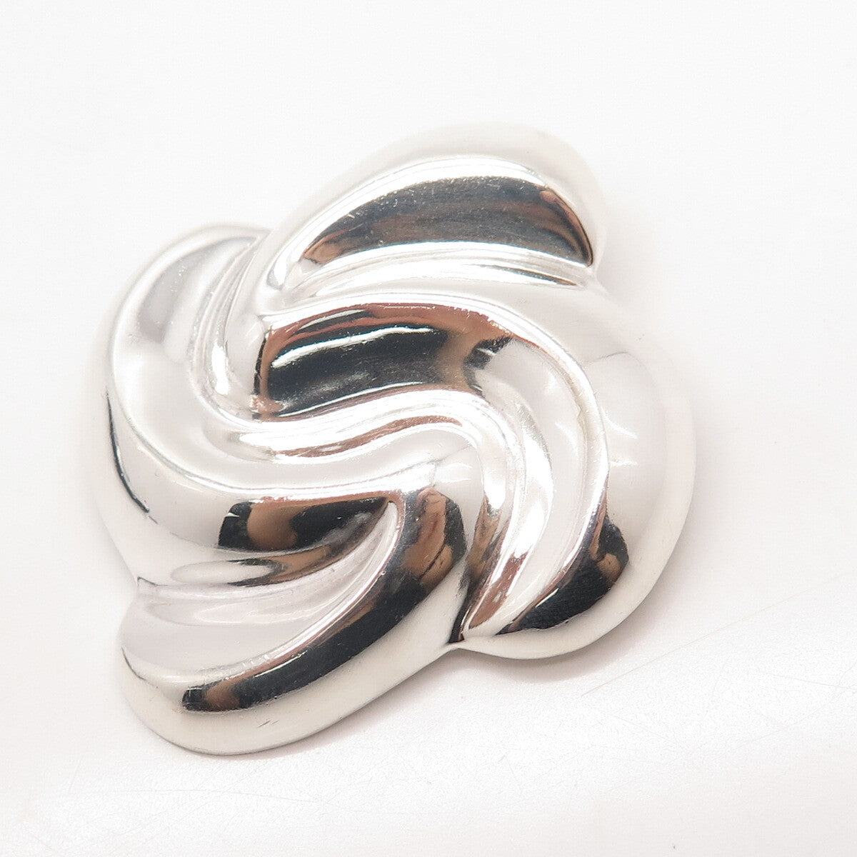 925 Sterling Silver Vintage Mexico Modernist Pin Brooch