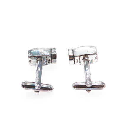 925 Sterling Silver Vintage Germany Langnese Honig Honey Oxidized Cufflinks