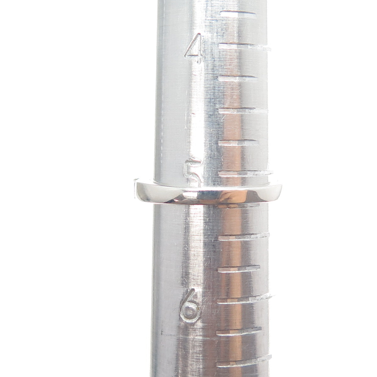 925 Sterling Silver Real Round-Cut Cognac Diamond Half Eternity Ring Size 5.25