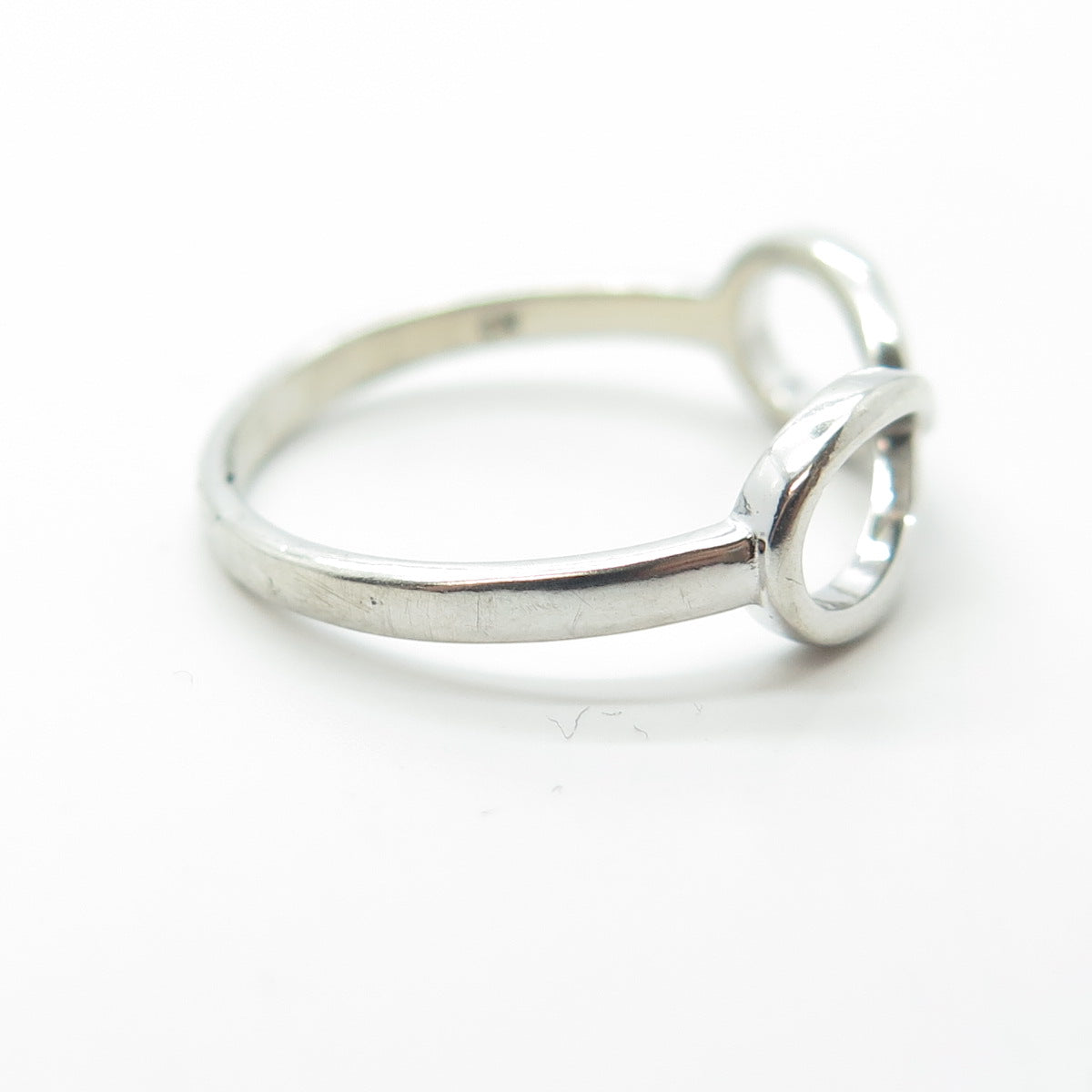 925 Sterling Silver Infinity Ring Size 7