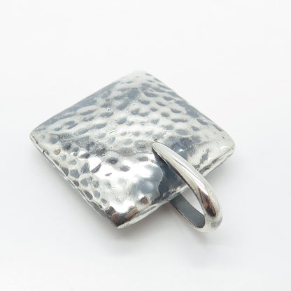 925 Sterling Silver Vintage Silpada Hammered Finish Pendant