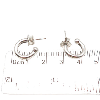 Honora 925 Sterling Silver Hoop Earrings