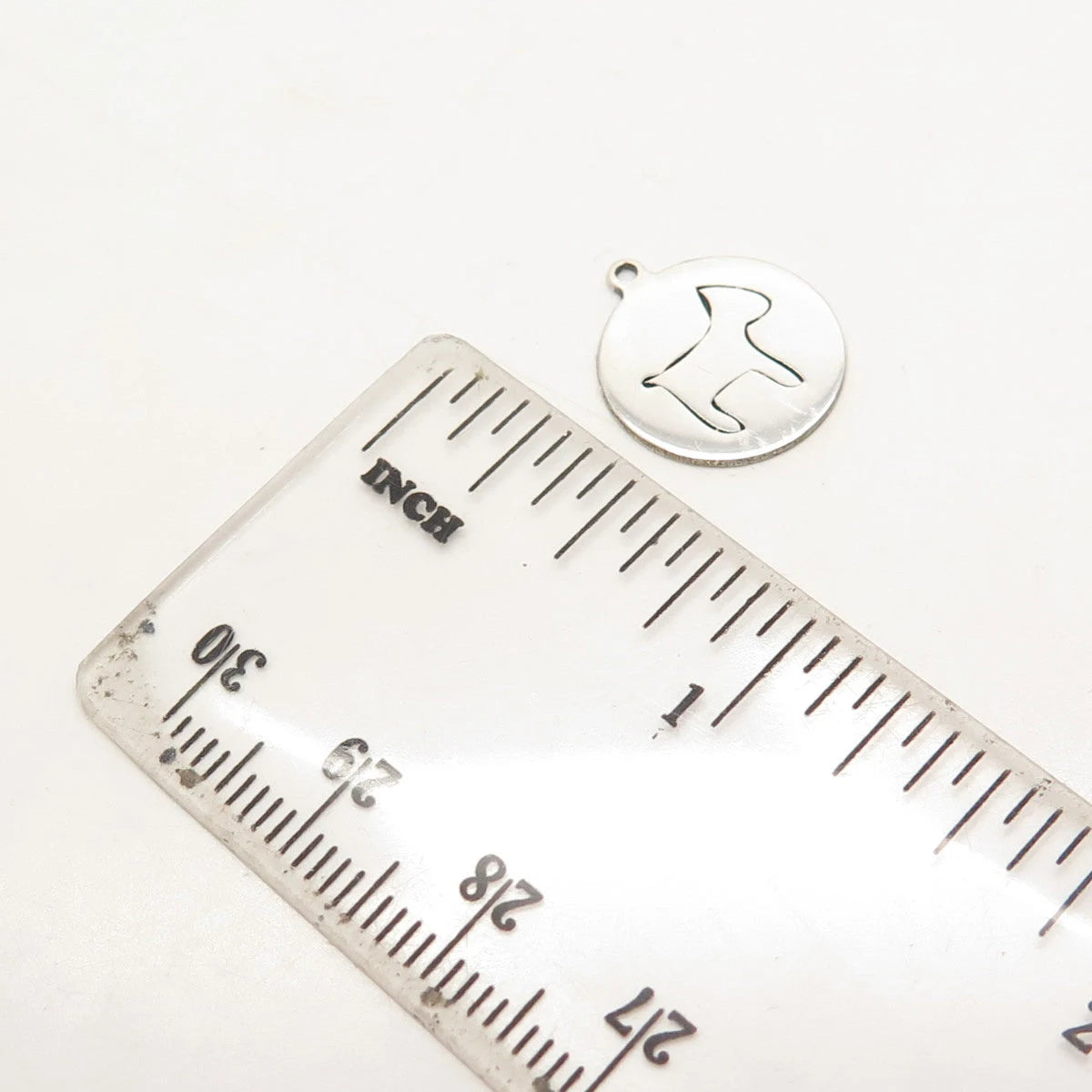 925 Sterling Silver USA Two In Town Dog Charm Pendant