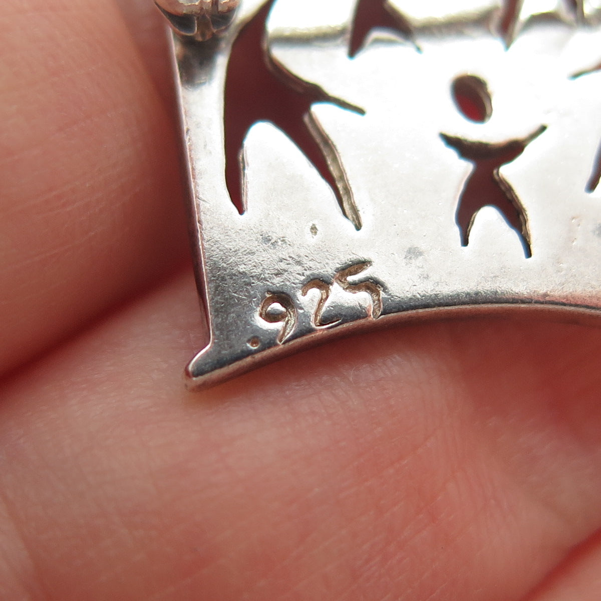 925 Sterling Silver Vintage Astor Family Pin Brooch