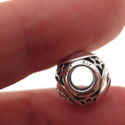 Pandora 925 Sterling Silver Aries Zodiac Sign Slide Bead Charm