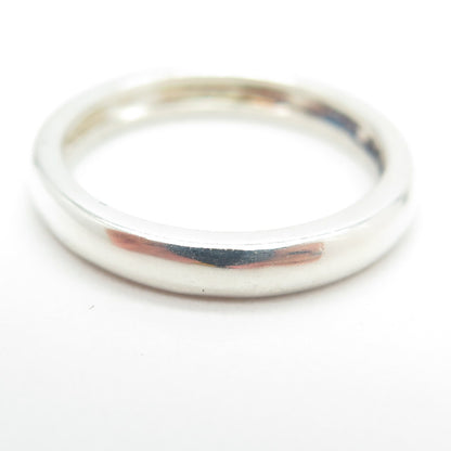 MICHELLE ALBALA 925 Sterling Silver Vintage Wedding Band Ring Size 7.25
