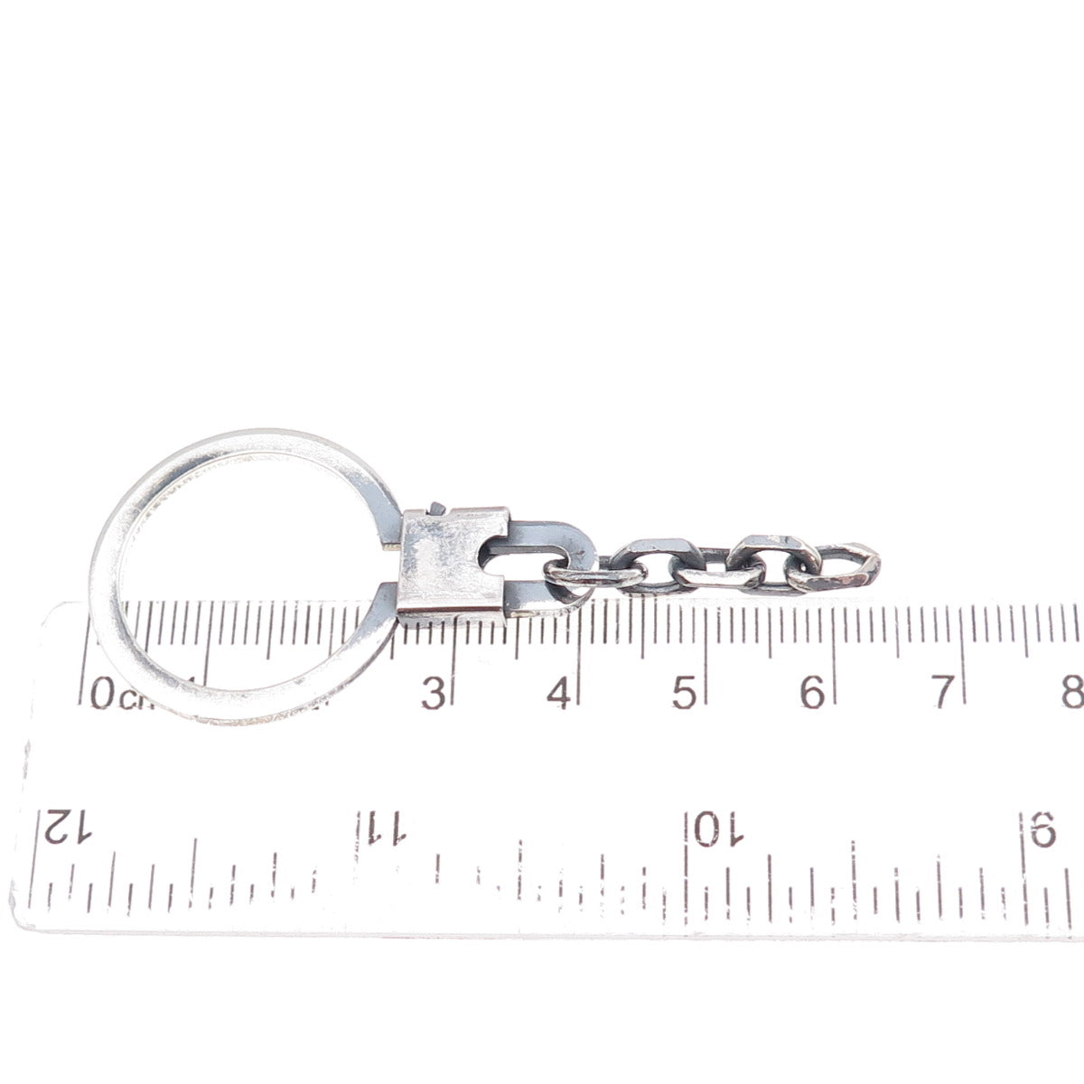 925 Sterling Silver Vintage Key Chain Ring